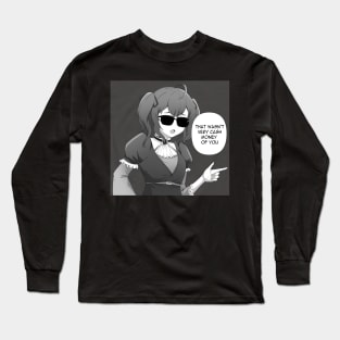 That wasn't very cash money of you - Anime Meme Long Sleeve T-Shirt